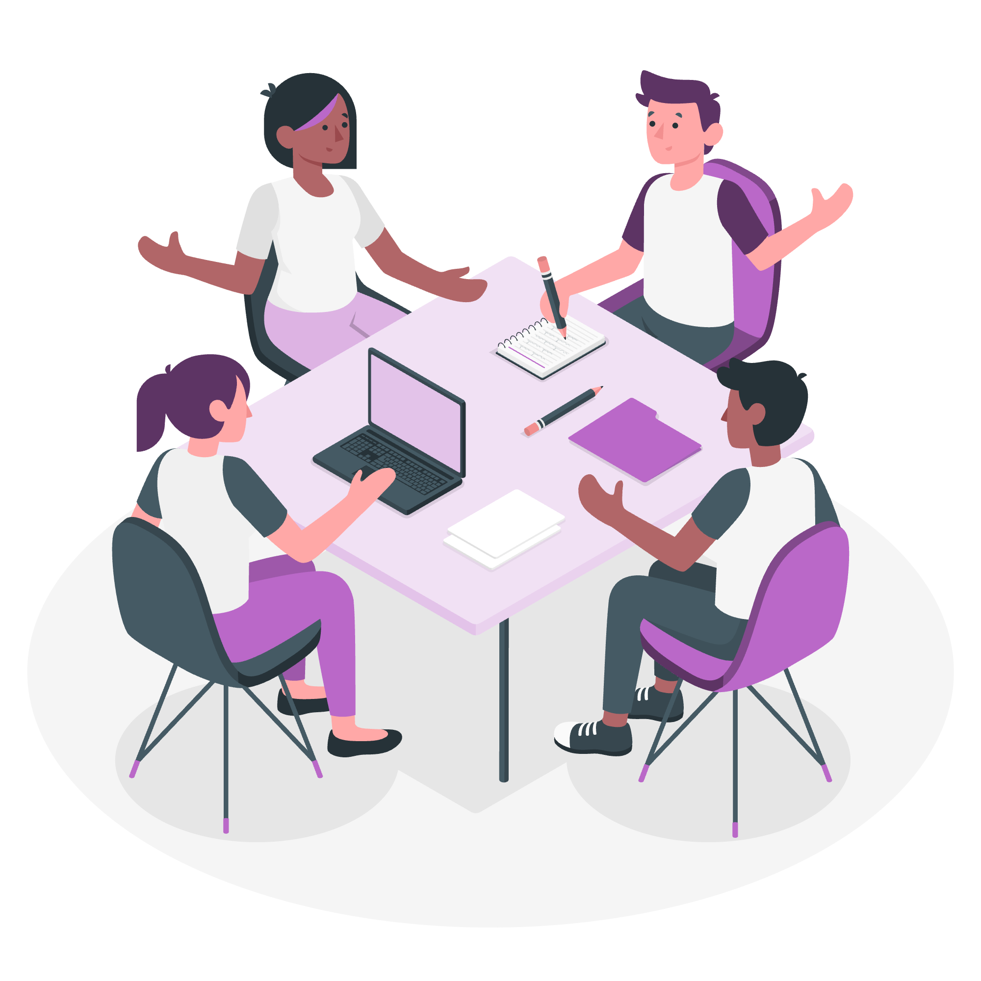 NK Consulting team meeting